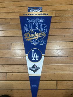 Los Angeles Dodgers WinCraft 2025 World Series Champions Locker Room 12" x 30" Premium Pennant
