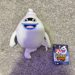 NWT YO-KAI Watch Whisper Plush Figure Stuffed Animal Toy