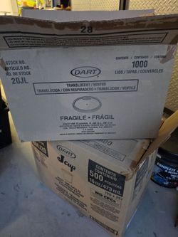 Dart Jcup 16MJ20 with translucent vented lids