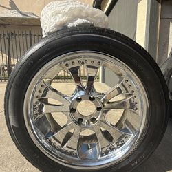 22” Chrome 6 Lug