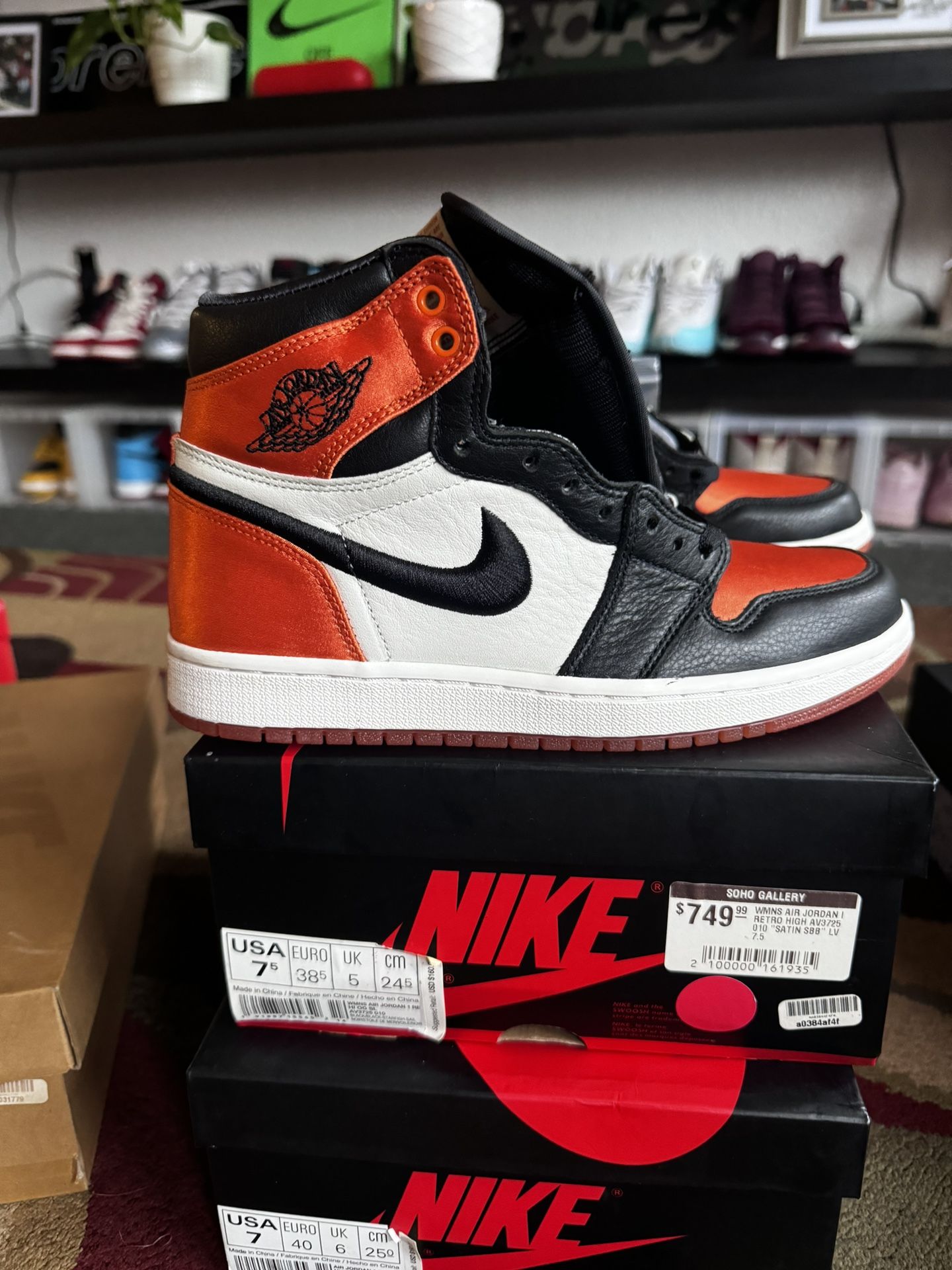 Backboard Jordan Shattered Backboard Satin 1s Jordan Retro High