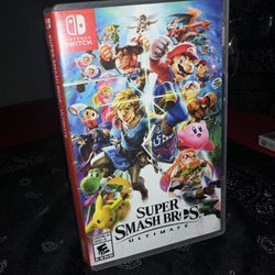Super smash bros ultimate for Nintendo switch case only