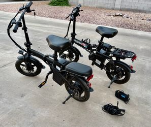 2 E-bikes (RIEDON 20mph bikes) sold together
