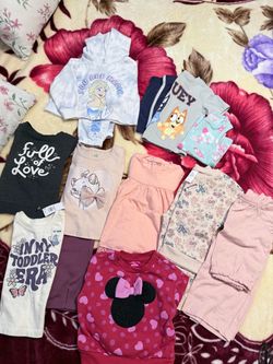 Bundle of baby girl clothes size 18 months