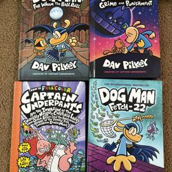 Dog Man & Captain Underpants Books 