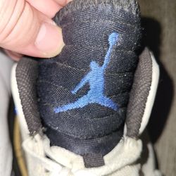  BLue and Black Printed Air Jordans 