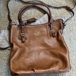 Prada Napa Leather Big Lady Bag 