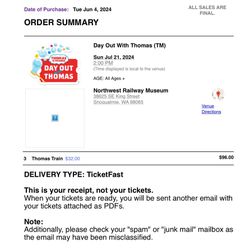Day Out Thomas Ticket 