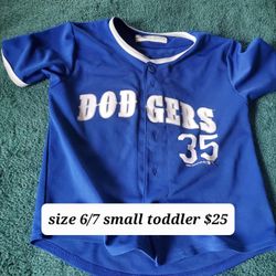 Dodgers Size 6/7 Toddler