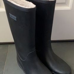 Womens Tretorn Lined Rain Boots Sz 39