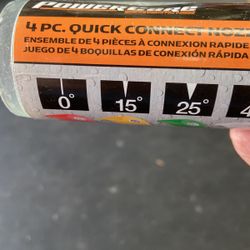 Power Care Pressure Cleaner Nozzle Set Of 4