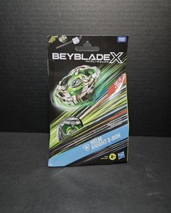 Beyblade X Helm Knight 3-80N Starter Pack Set with Defense Type Top & Launcher