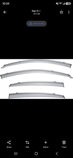 2013-2017 Nissan Altima High Quality Rain Guards Visors