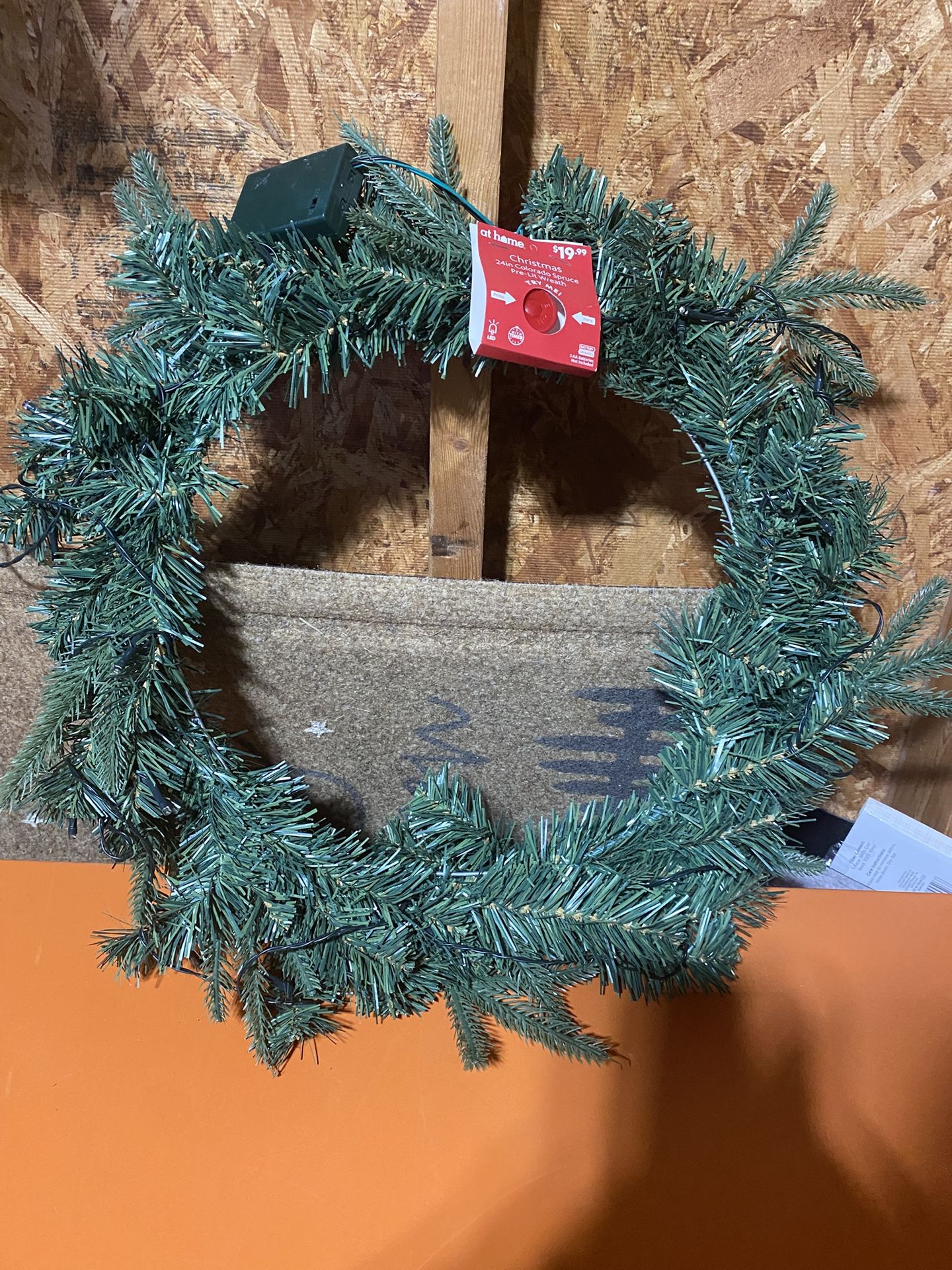 New Christmas 24inches  Colorado Spruce  Wreath $12