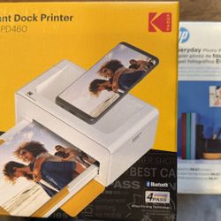 Kodak instant Dock Printer + 200 Photo Sheets