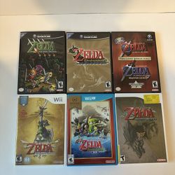 Zelda games collection game boy , 64 , game cube 