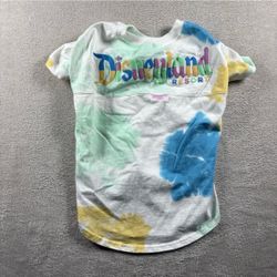 Disneyland Resort Spirit Jersey Dog Shirt XL Tie-Dye Pastel Puff Disney Parks#4A