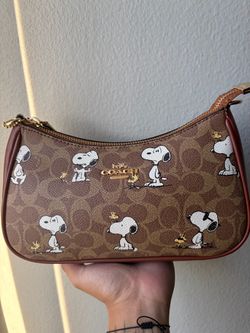 Coach Brown Snoopy Purse