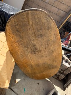 Free,,,free today only Oval Wooden Table Top