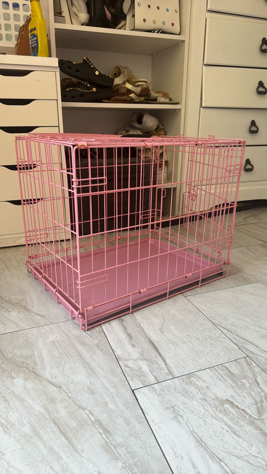 Pink Cage For Animals