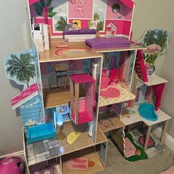 Doll House, Cars, Boat,Plane, And Barbies