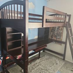 Bed With Desk