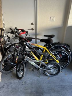 Assortment Of Bikes,