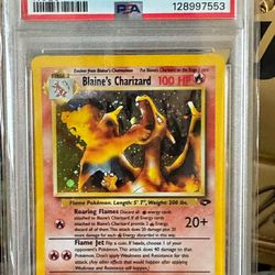 Blaine’s Charizard Sabrina’s Ganger Snorlax Pokémon Cards
