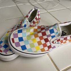 Vans Unisex Talla 5 En Niño Y 6.5 En Niña