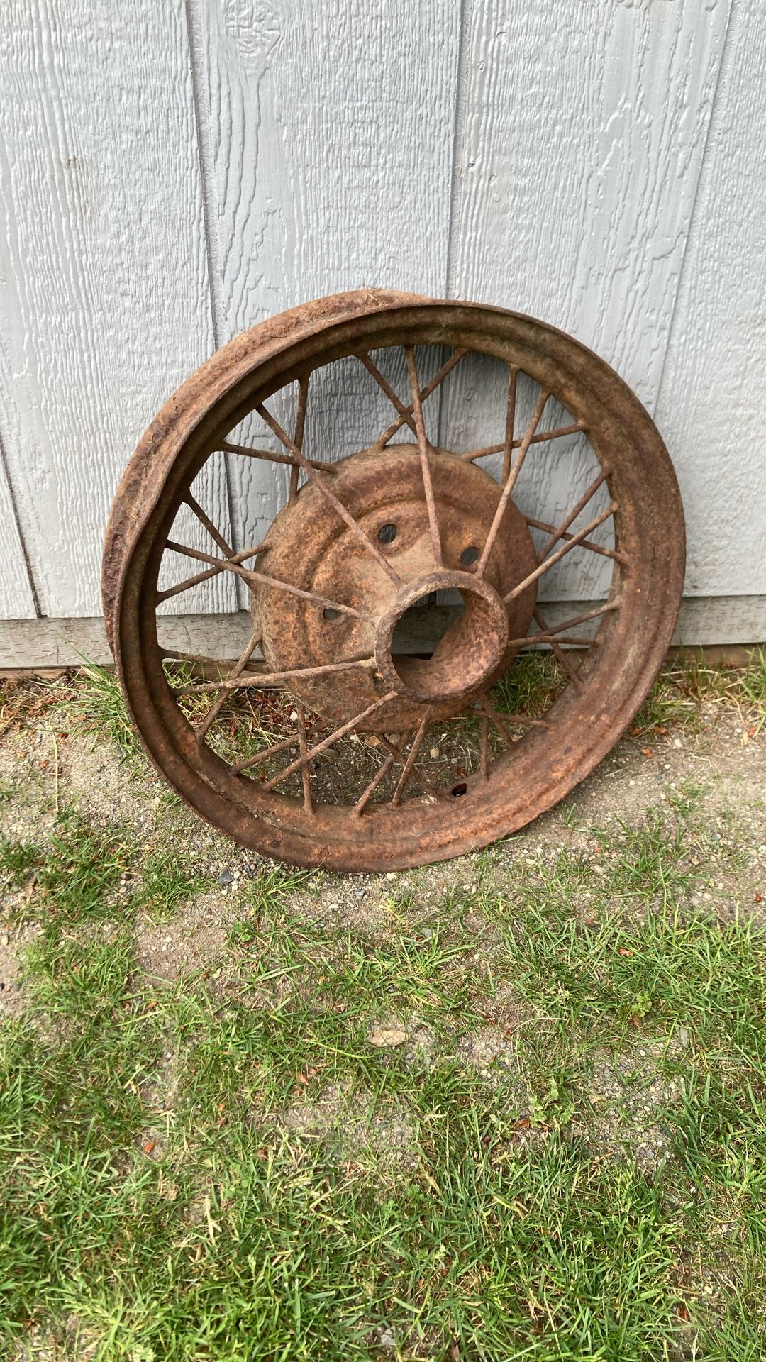 Antique Iron Wheel