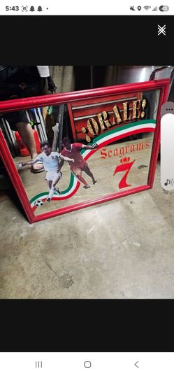 Soccer man cave mirror 🪞 👌