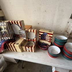 Patriotic Dish Set