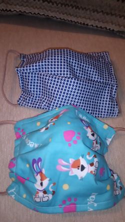 Washable face musks