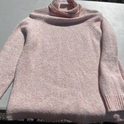 Michael Kors Size L Pink Sweater 