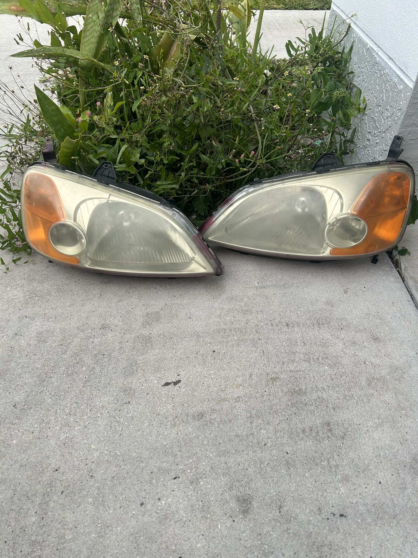 Honda Civic LX headlights 