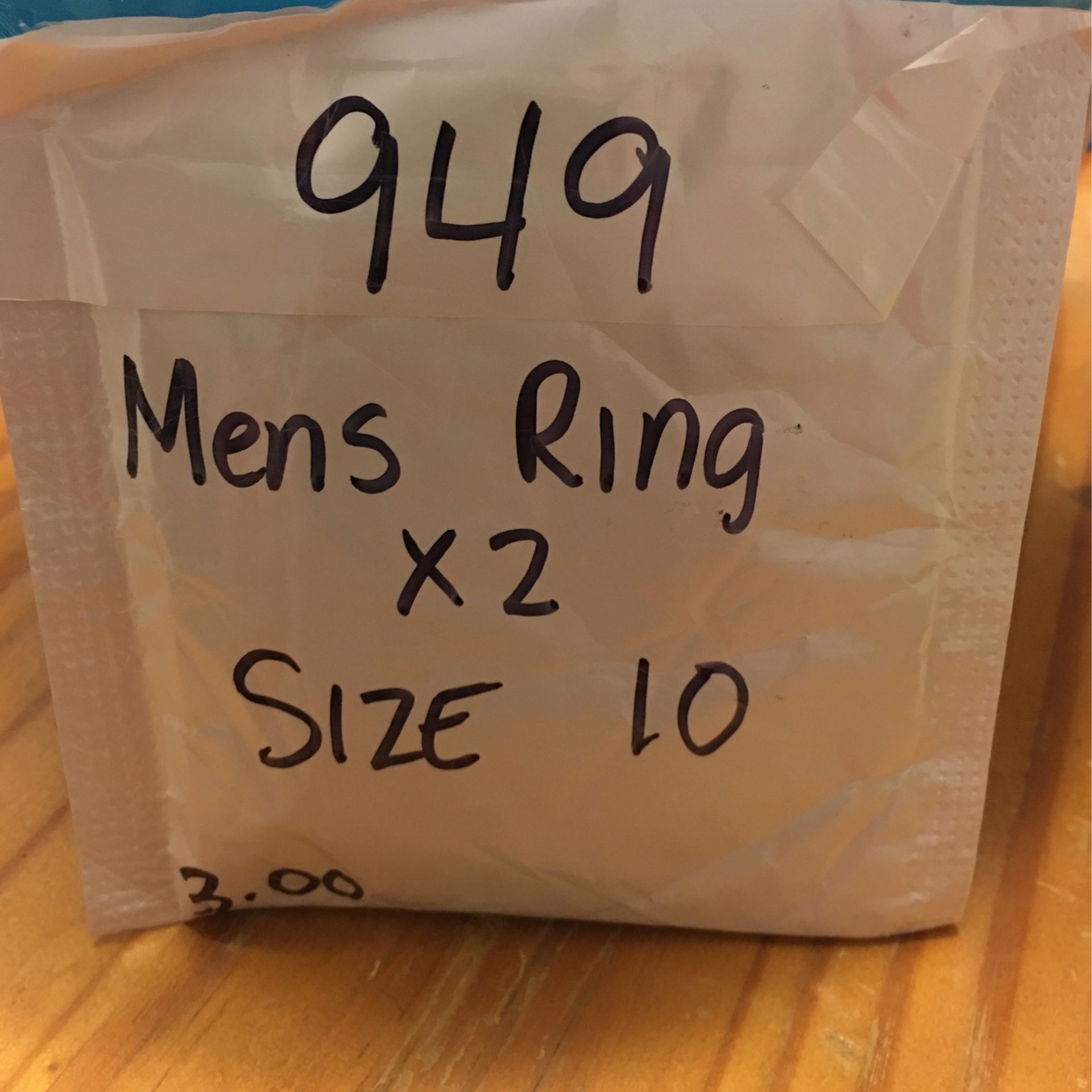 Rings Men Unclaimed Internet Purchase #949