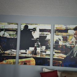 2 Large Movie Canvas