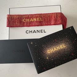 Chanel Beauty Holiday Packaging Only - Box, Ribbon, Tissue Paper