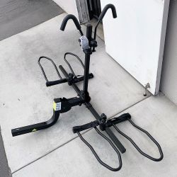 $109 (New) KAC 2-Bike Rack for Car, SUV, Hatchback Mount - 2” Anti-Wobble Hitch, Heavy Duty Bicycle Carrier
