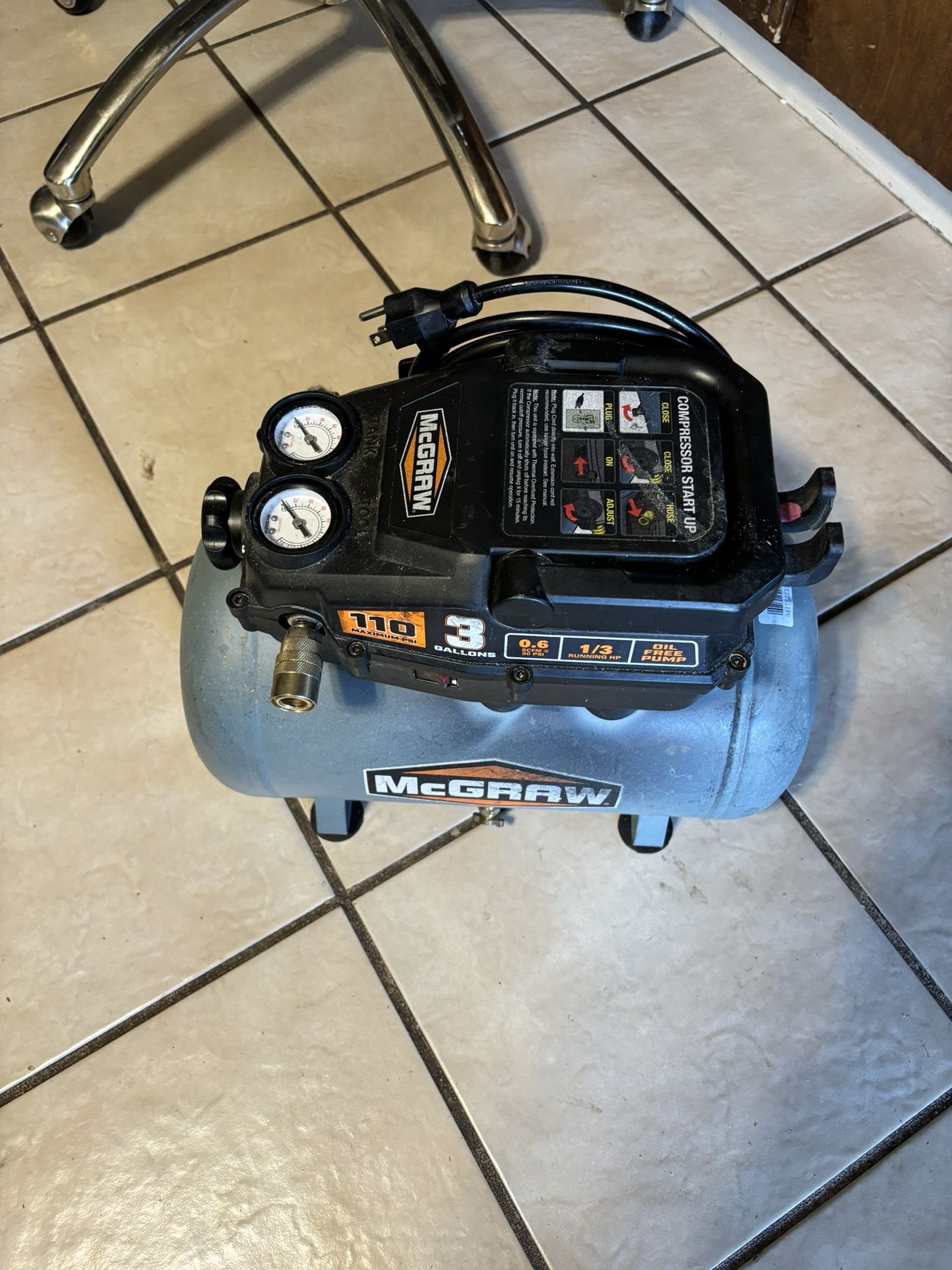 3 Gallon Air Compressor 