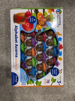 Learning Game. Alphabet Acorns
