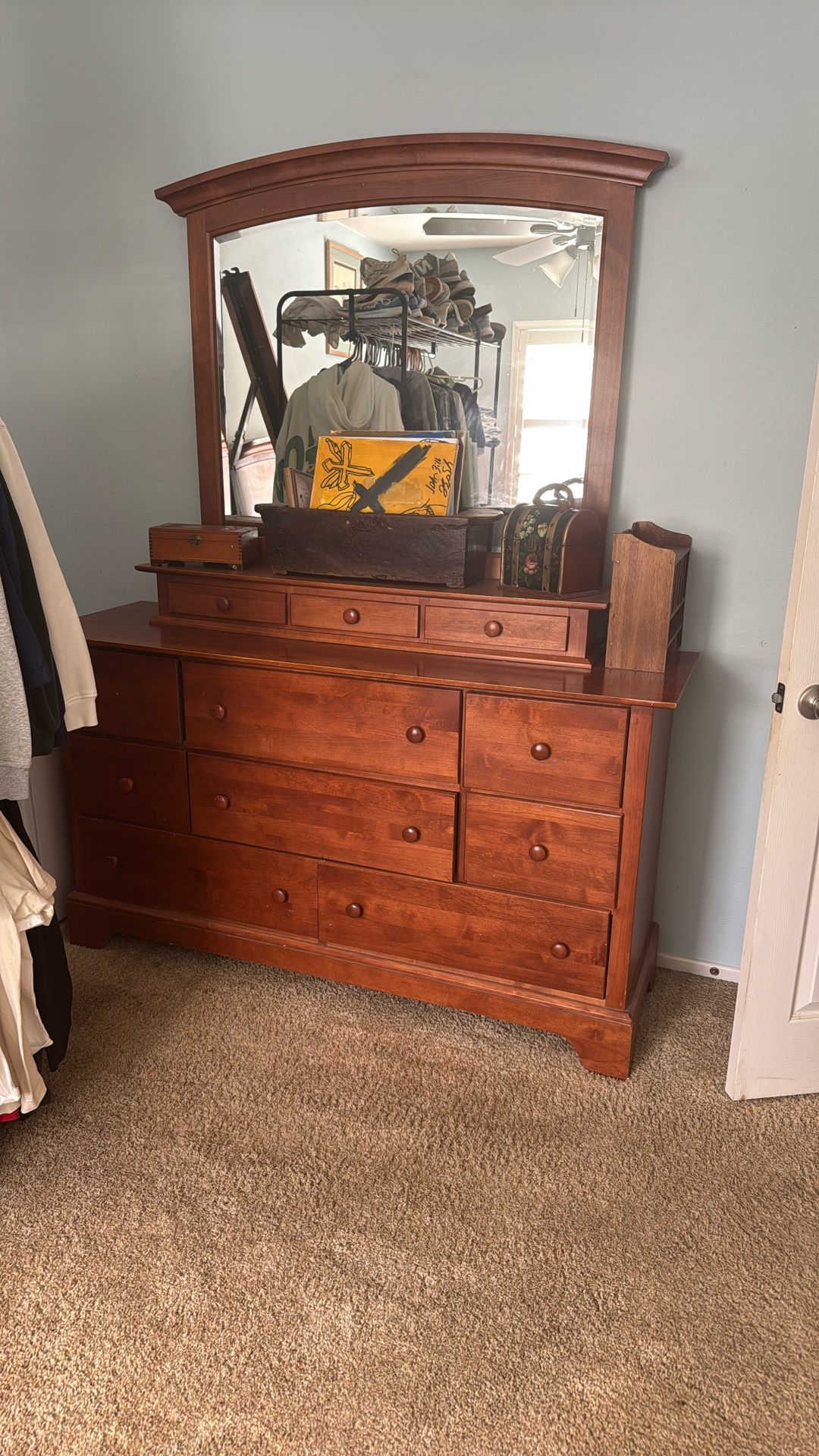 Bedroom Dresser With Mirror
