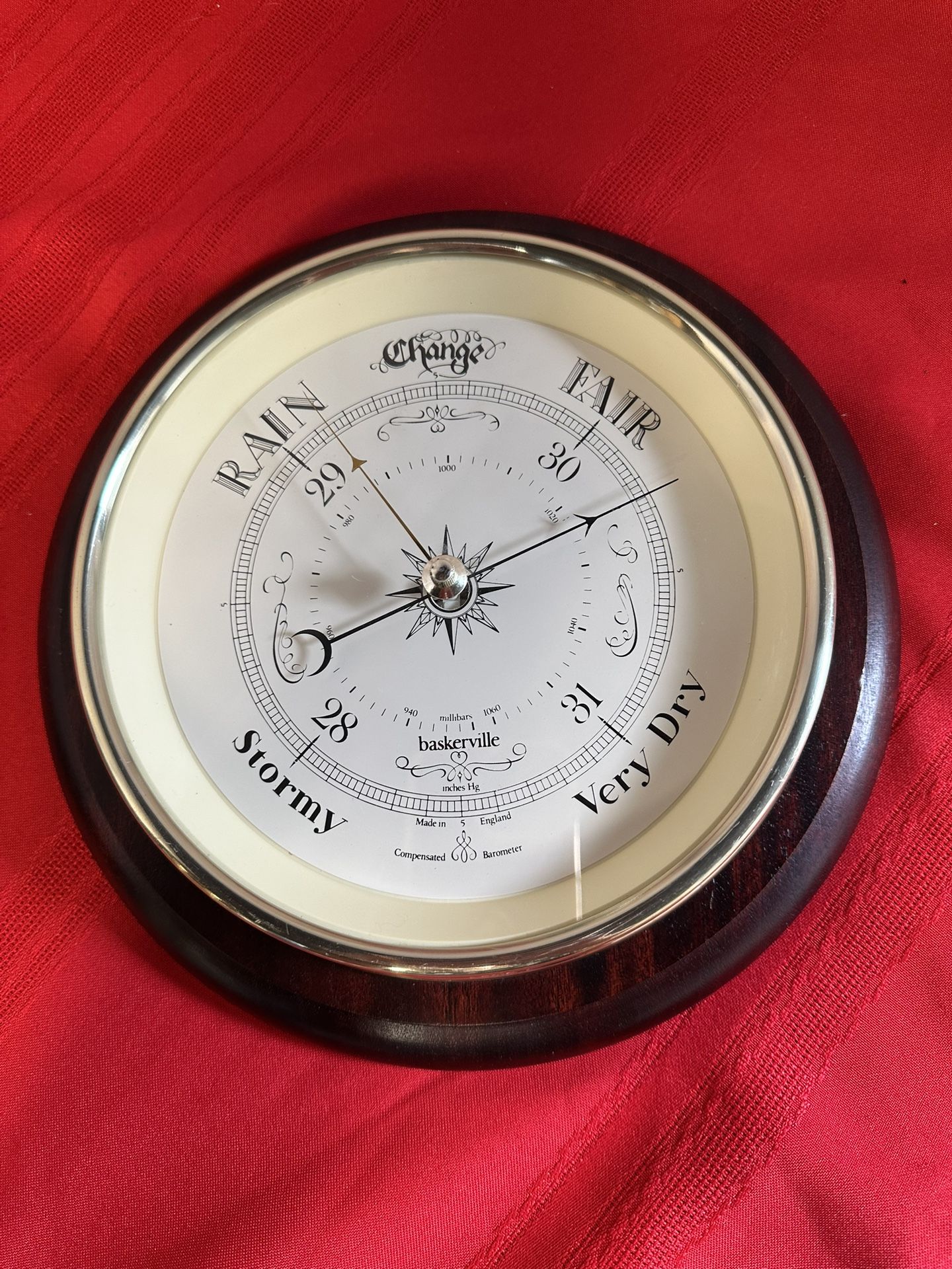 Vintage Baskerville Barometer