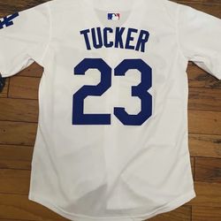 Tucker White Dodgers Jersey
