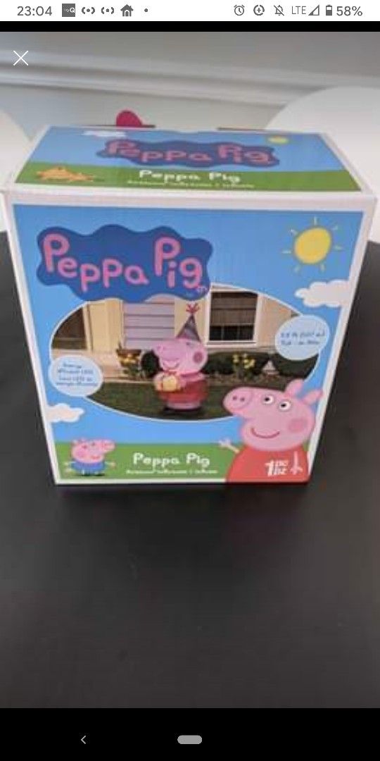 Peppa pig birthday electric lawn inflatable 