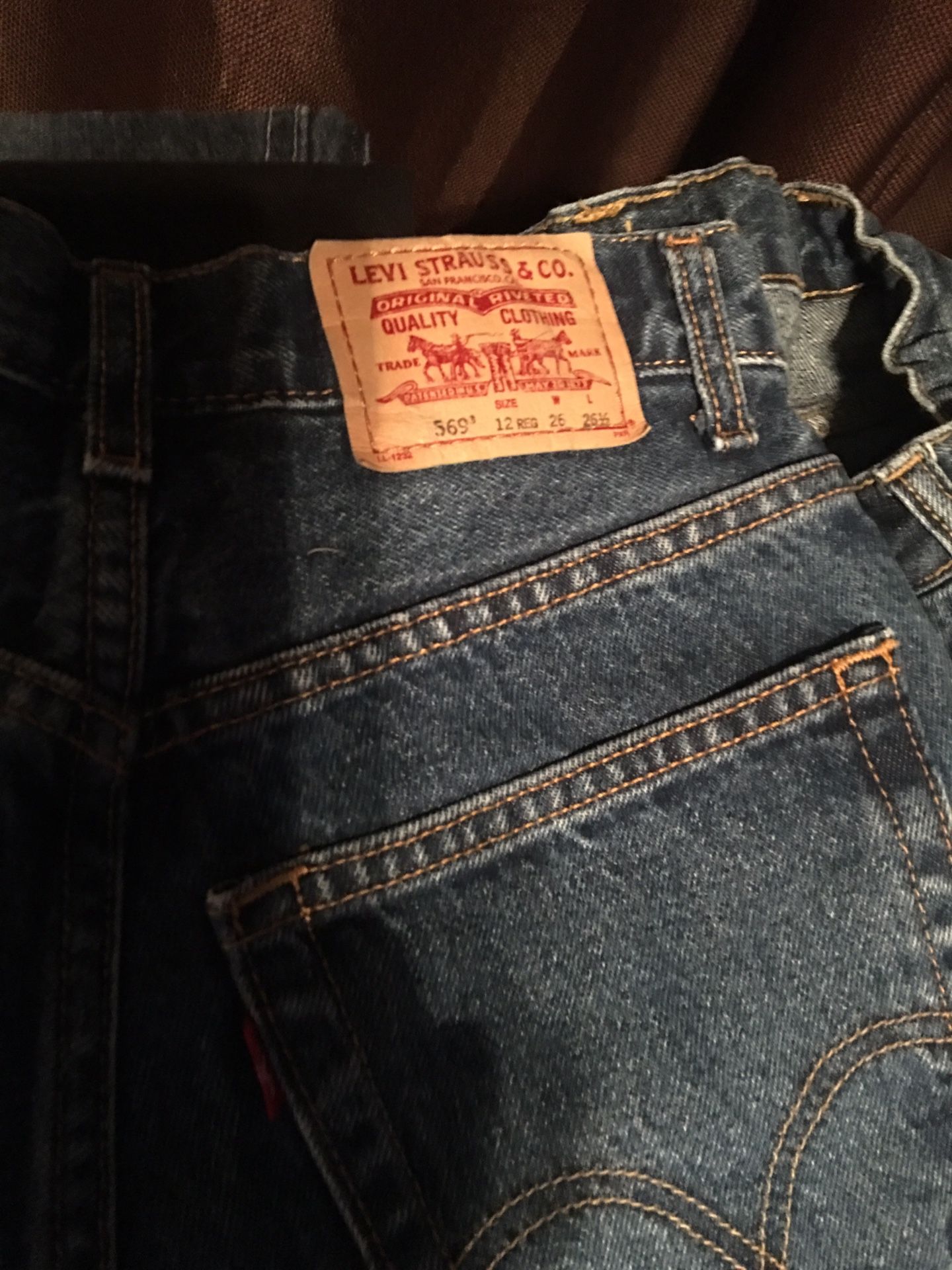 Boys sz 12 Levi jeans $7