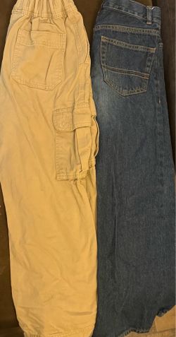Size 8 boy pants and size 12