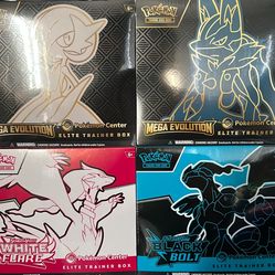 Pokemon ETB lot Of 4 MUST TAKE ALL