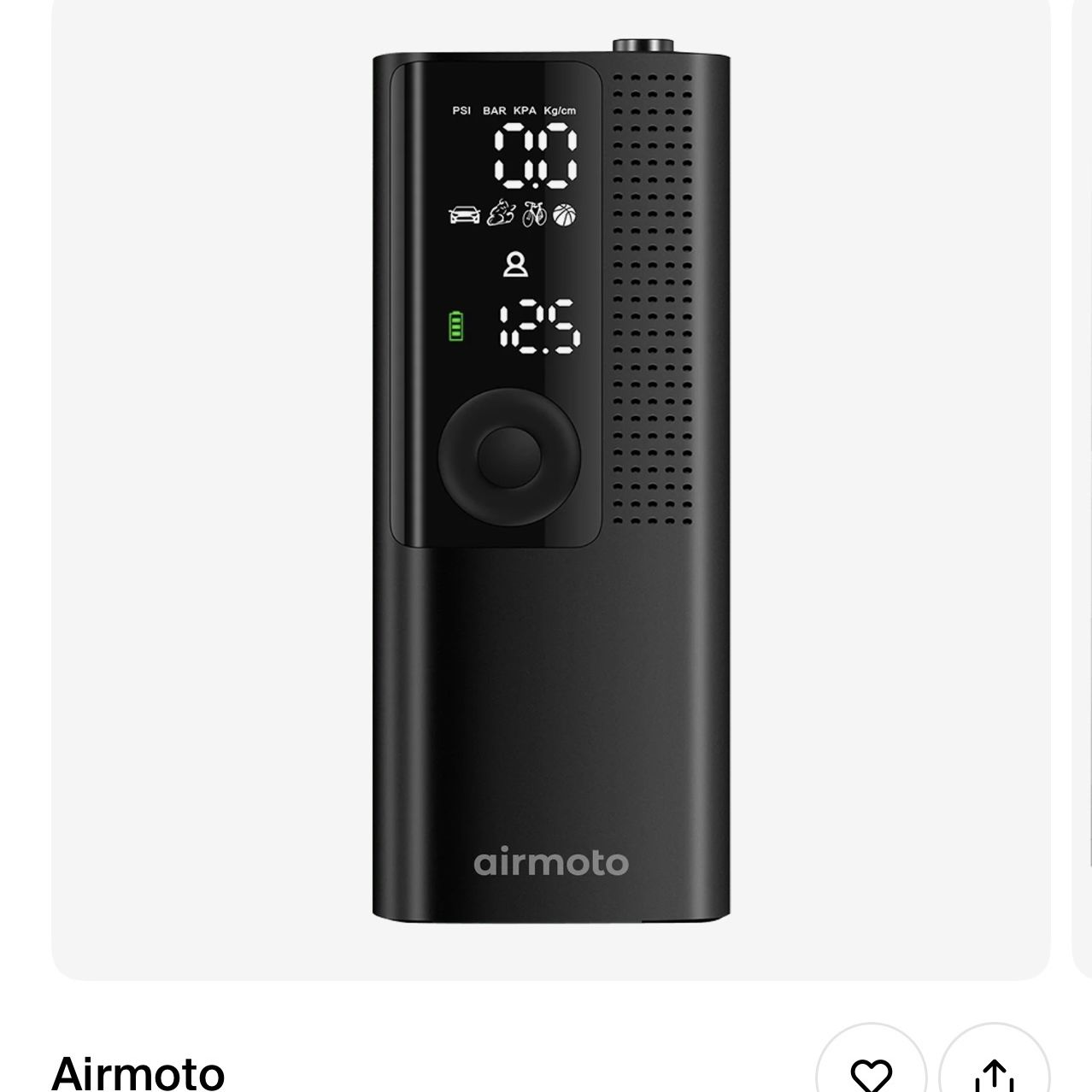Airmoto Digital Air Pump