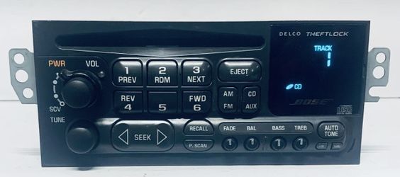 95-00 Chevy Caprice Montecarlo Blazer S10 Full Ligthed Oem Radio